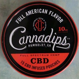 CANNADIPS CBD FULL AMERICAN RED 5 CT ROLL 